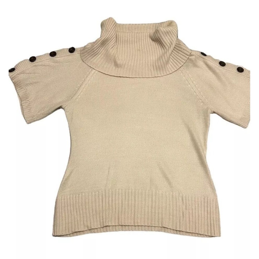 Light pink Y2K boho Lagen cowl‎ neck balletcore short sleeve Sweater preppy